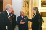 Елена Кавтарадзе и Зураб Церетели - Президент Российской академии художеств 
